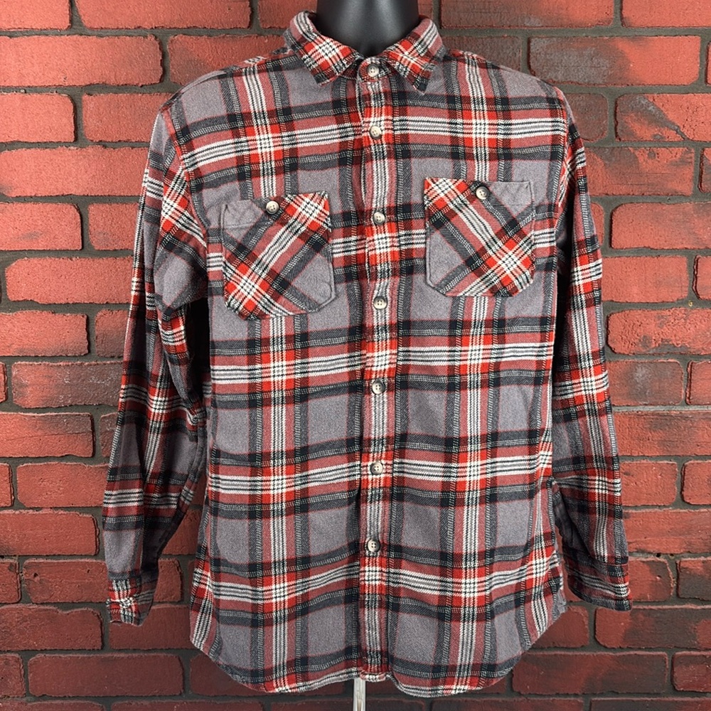 Ruff Hewn Shirt Mens Small Plaid Flannel‎